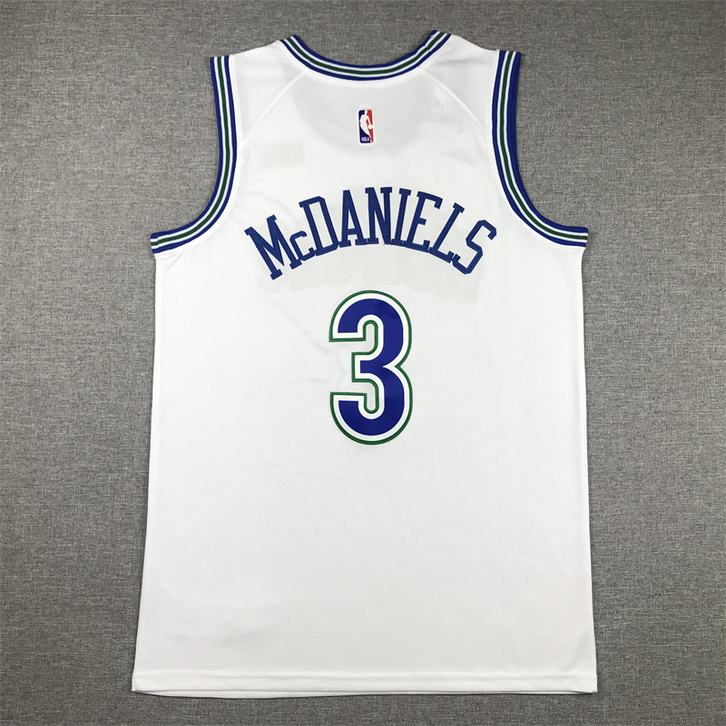 Men Minnesota Timberwolves #3 Mcdaniels White 2024 Nike NBA Jersey